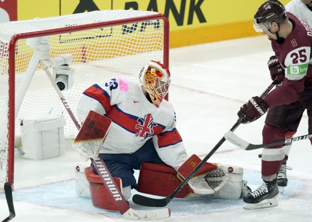 Hokejs, pasaules čempionāts 2022: Latvija - Lielbritānija - 1