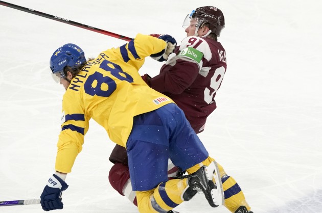 Hokejs, pasaules čempionāts 2022: Latvija - Zviedrija - 54