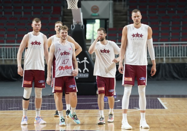 Latvijas basketbola izlase, treniņš (15.08.2022.) - 1