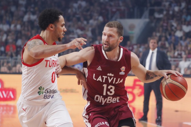 Basketbols, Pasaules kausa atlase: Latvija - Turcija - 1