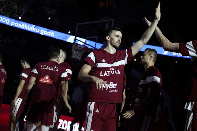 Basketbols, Pasaules kausa kvalifikācija: Latvija - Lielbritānija - 52