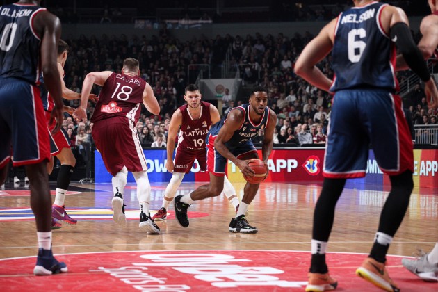 Basketbols, Pasaules kausa kvalifikācija: Latvija - Lielbritānija - 61