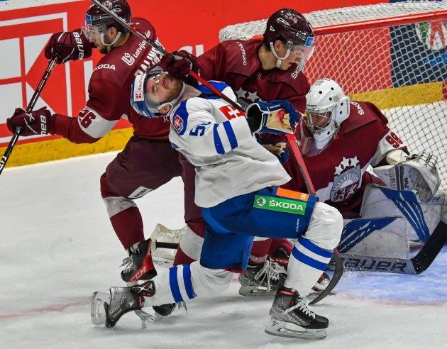 Pārbaudes spēle hokejā: Latvija - Slovākija - 1