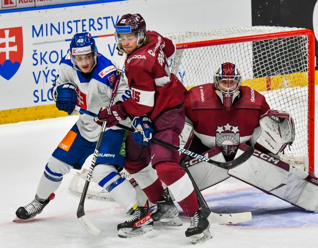 Pārbaudes spēle hokejā: Latvija - Slovākija - 7