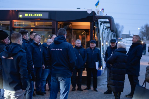 Rīgas satiksmes autobusu izbraukšana uz Kijivu - 42