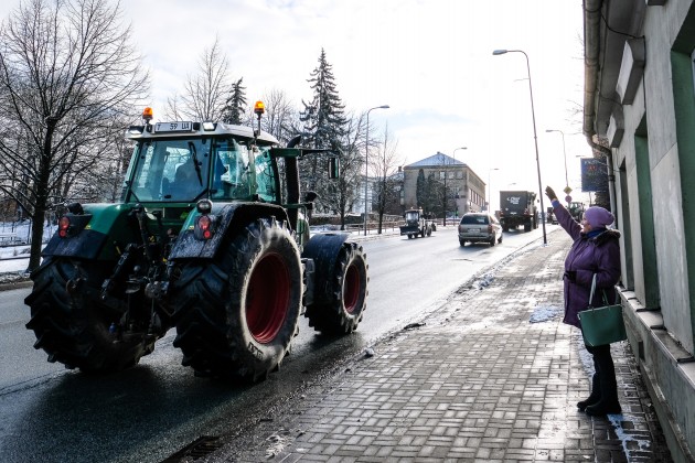 Zemnieku protesta akcija Bauskā - 26