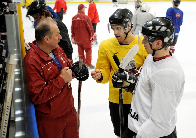 Latvijas hokejistu treniņš (20.04.2010.) - 10