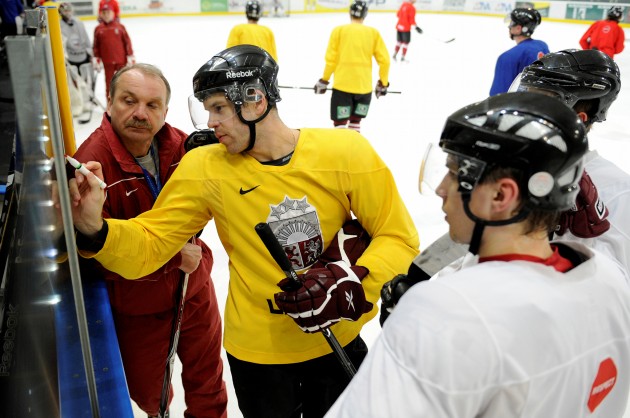 Latvijas hokejistu treniņš (20.04.2010.) - 11