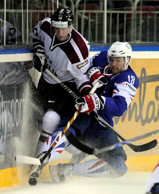 Latvijas hokeja izlase pret Franciju - 18