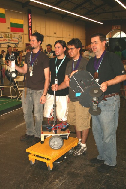 Apbalvošanas ceremonija RoboGames 2010