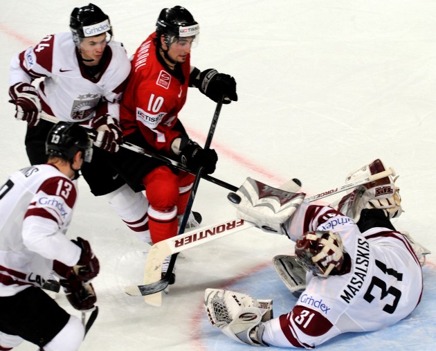 Latvijas hokeja izlase pret Šveici - 14