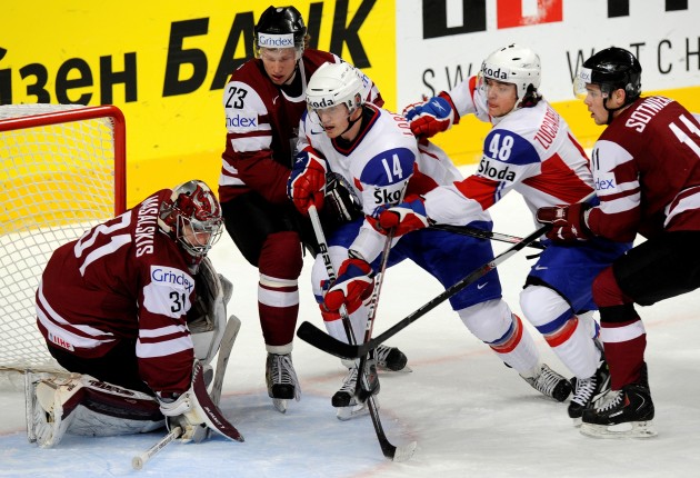 Latvijas hokeja izlase uzvar Norvēģiju - 8