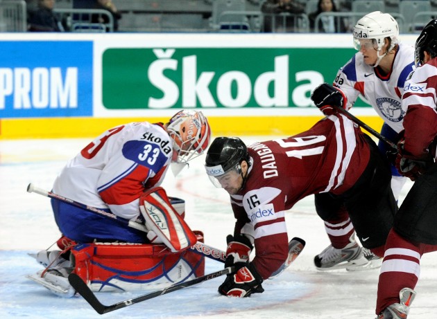 Latvijas hokeja izlase uzvar Norvēģiju - 22
