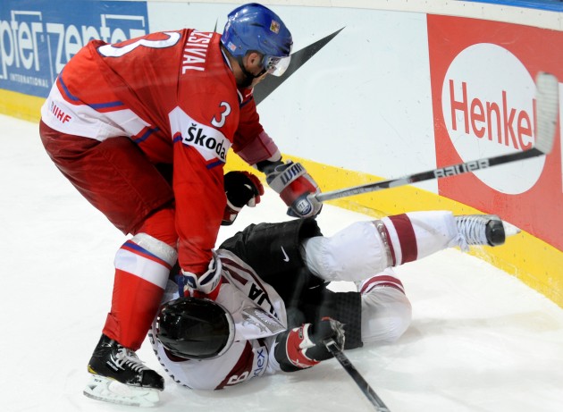 Latvijas hokeja izlase pret Čehiju - 18