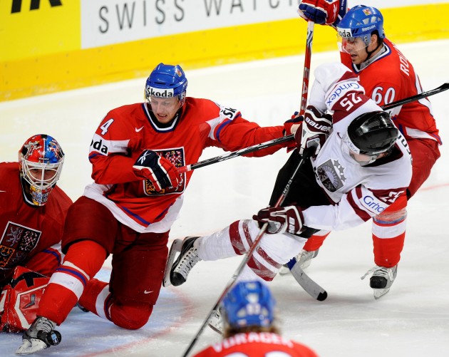 Latvijas hokeja izlase pret Čehiju - 25