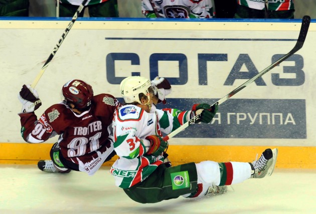 KHL: Rīgas "Dinamo" pret Kazaņas "Ak Bars" - 4