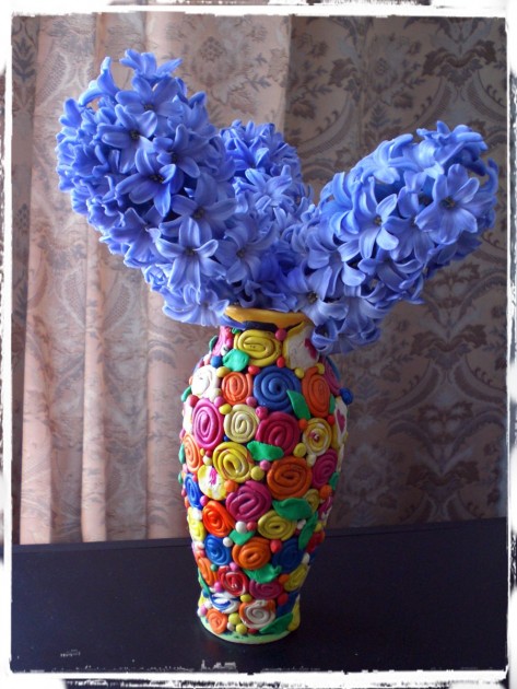Пластилиновая ваза