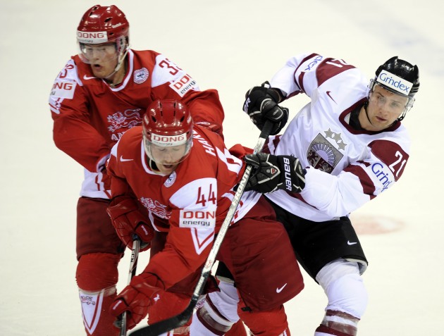 Hokejs Latvija - Dānija - 3