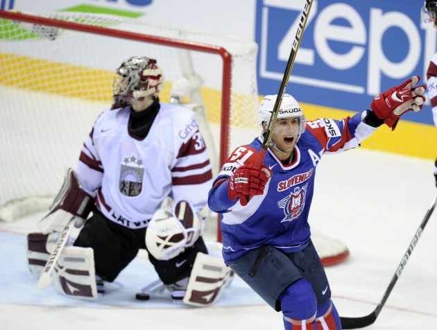 PČ hokejā: Latvijas zaudējums Slovēnijai - 6