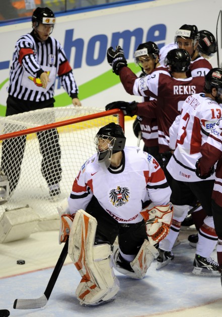 PČ spēle hokejā: Latvija - Austrija - 2