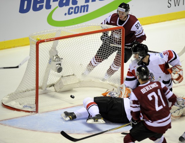 PČ spēle hokejā: Latvija - Austrija - 6