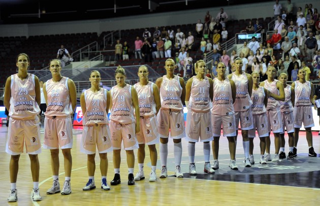 Latvijas sieviešu basketbola izlase 2011 - 54