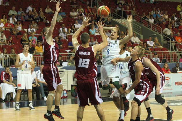 PČ U-19 basketbolā Latvija-Brazīlija - 2