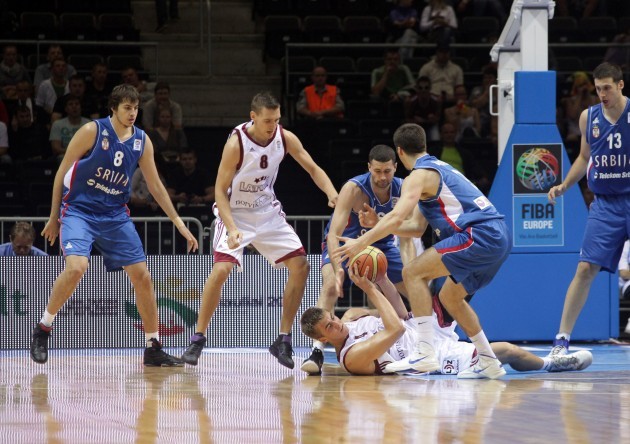 EČ basketbolā, Latvija - Serbija - 20