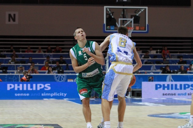 EČ basketbolā: Ukraina - Slovēnija - 17