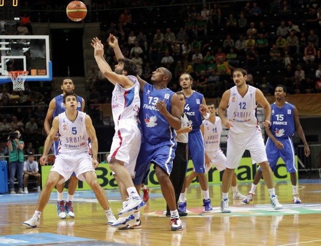 EČ basketbolā: Francija - Serbija - 3