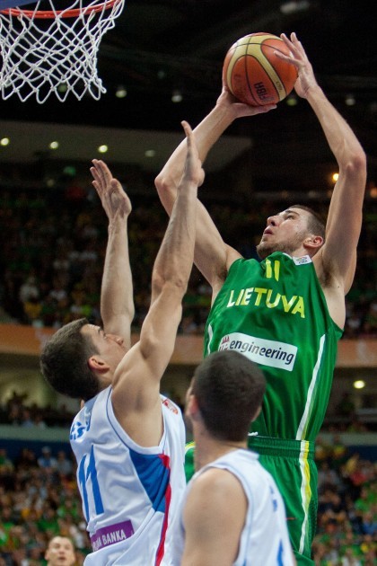 EČ basketbolā: Lietuva - Serbija - 32