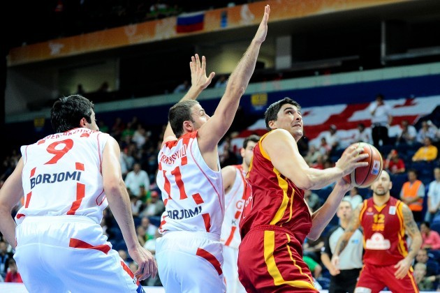 EČ basketbolā: Gruzija - Maķedonija - 14