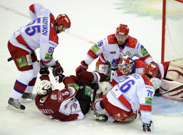 KHL spēle: Rīgas Dinamo - Maskavas CSKA - 1