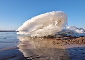 Ledus figūras pludmalē - 9