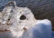 Ledus figūras pludmalē - 13