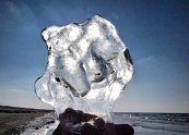 Ledus figūras pludmalē - 15