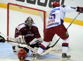 Euro Hockey Challege spēleLatvija - Krievija - 9