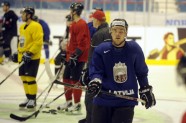 Latvijas hokeja izlases treniņš - 7