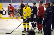 Latvijas hokeja izlases treniņš - 8