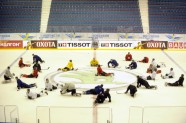 Latvijas hokeja izlases treniņš - 15
