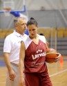 Latvijas sieviešu basketbola izlases treniņš - 2