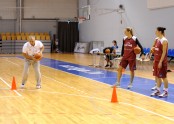 Latvijas sieviešu basketbola izlases treniņš - 3