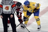 PČ hokejā: Latvija - Zviedrija
