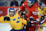 PČ hokejā: Zviedrija - Čehija, ceturtdaļfināls
