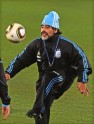 Maradona treniņā