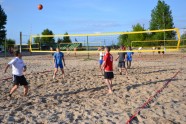 Latvijas pludmales futbola izlases treniņš
