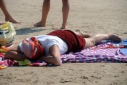Vasaras karstākā diena Majoru pludmalē - 10