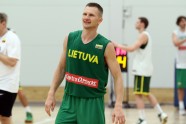 Lietuvas basketbolistu treniņš Lietuvā