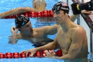 Ryan Lochte and Michael Phelps 