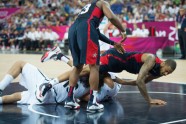 Londona 2012: basketbols pusfināls ASV - Argentīna - 11